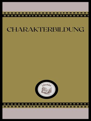 cover image of CHARAKTERBILDUNG
